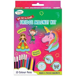 SparkLPlay Coloring Kit. Art & Craft for Kids. 6 DIY Activities. Age 3+