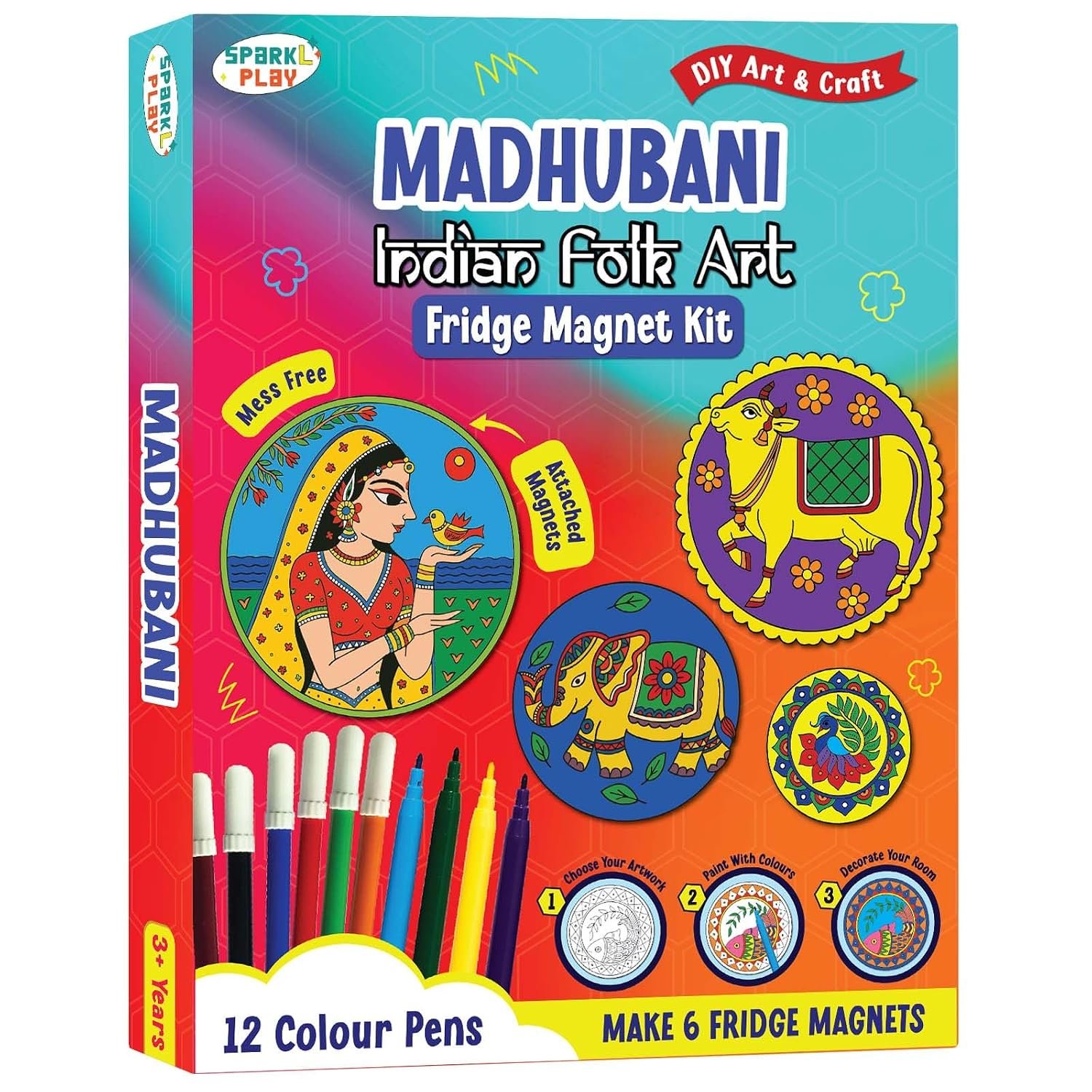 SparkLPlay Madhubani Art Kit for Kids