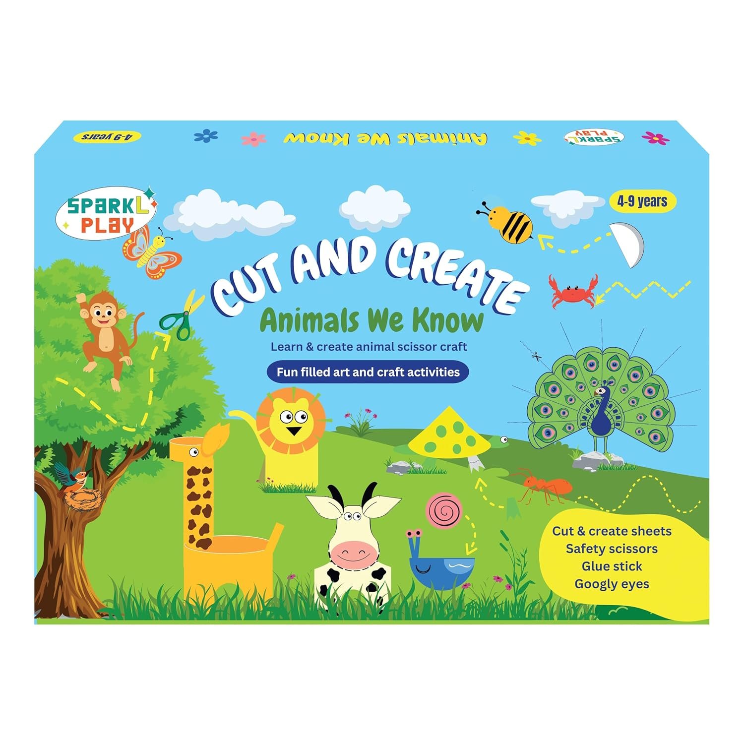 Sparkling Foil Mosaic Art Kit — Animal We Love kit