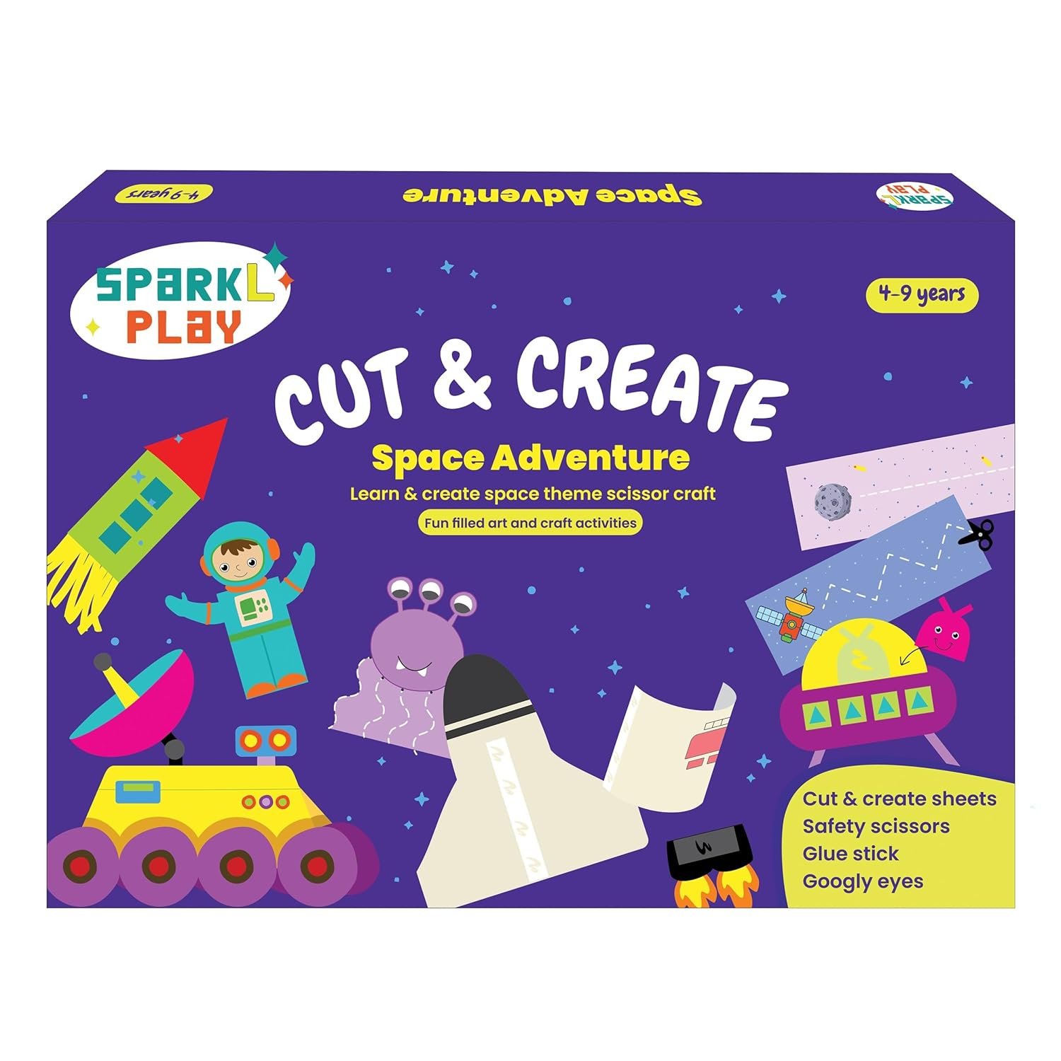 Scissor Art & Craft Kit — Space Adventure kit
